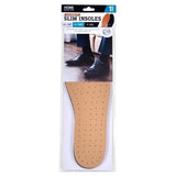 1 Pair Unisex Comfortable Foot Care Insoles Slim Leatherette Pads Feet