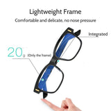 Blue light Blocking Glasses Computer Gaming Anti UV Blue & Black Frame Clear