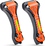 2x Car Emergency Hammer Window Glass Breaker Seat Belt Cutter Safety Escape Tool