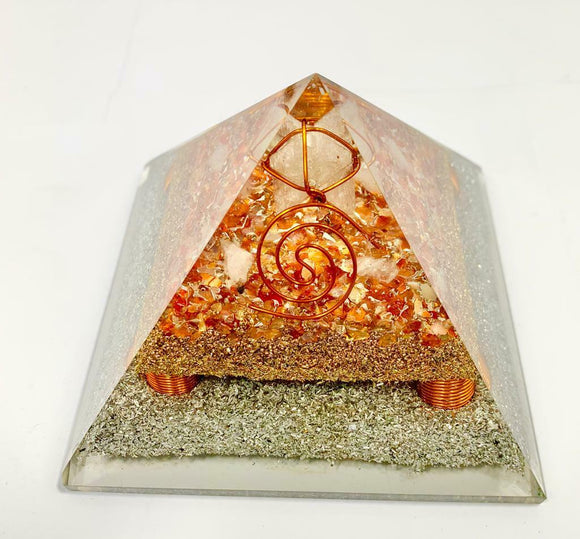 Garnet Crystal Merkaba Orgonite Orgone EMF Protection Energy Healing Crystals