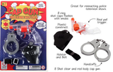 Cap Gun Police Special Play Set Holster Belt Handcuffs Pistol Costume Accessories