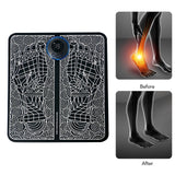 EMS Electric Foot Massager Mat Relax Muscle Stimulator Leg Shaping Massage Pad