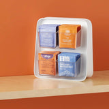 YouCopia TeaStand 80 Tea Bag Organizer with Clear Removable Bins Cabinet Pantry
