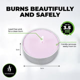 Home Master 8PCE Tealight Candles Home Décor Party Wedding Vanilla Scented