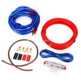 Car Amplifier Wiring Kit Audio Subwoofer Sub Power 1200W AMP RCA Cable AGU FUSE