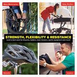 Combination Lock Spiral 4-Digit Secure Cable Anti Theft Chain Zinc Alloy 1.8m