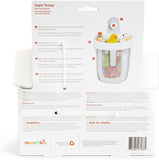 Super Scoop Bath Toy Organiser Grey1 Count with Push-Lock Suction Cup