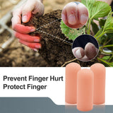 5pcs Silicone Finger Protector Finger Caps Tube Anti-slip Finger Cover