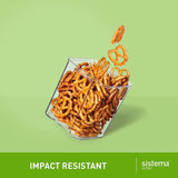 3 Pcs Sistema Ultra Airtight Pantry Storage Kitchen Organisation Containers