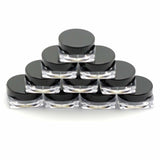 50pc Sample Bottle Cosmetic Makeup Jar Pot Face Cream Lip Balm Containers 3g