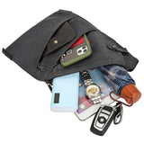 Bag Personal Anti Theft Shoulder Man Pocket Portable Chest Travel - Grey Left