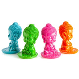 Baby Buddha Incense Burner Holder Home Decor Aromatherapy Yoga -Blue Health