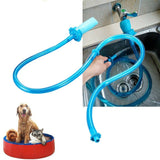 Wash Dogs Pet Shower Connector Bathing Hose Sprinkler Handheld Rinser Blue