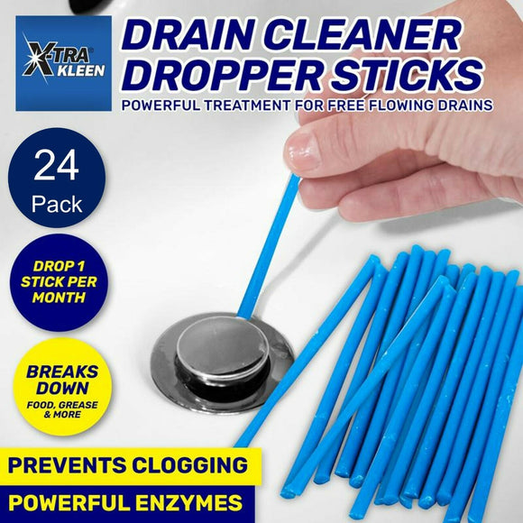 24Pcs Drain Sink Cleaner Stick Dropper