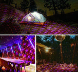 Atmosphere USB Roof Car Star Ceiling Lamp Night Lights LED Sky Laser - Purple