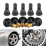 40x Car Auto TR 412 Snap In Tyre (Tire) Valve Rubber Tubeless Short Valve Stems