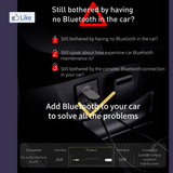 Wireless Baseus Bluetooth 5.0 Receiver Dongle Car AUX 3.5mm Adapter Cable Home