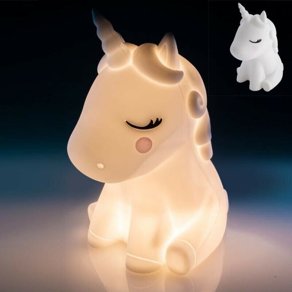 Unicorn Touch Sensitive Rechargeable LED Night Light Kids Decoration Table Lamp