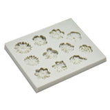 3D Flower Silicone Fondant Mould Cake Border Decor Baking Mold Sugarcraft DIY