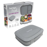 Bentgo Lunch Box With Compartment Bento-Style Lunchbox Container  Silver
