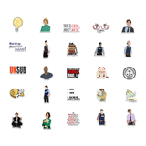 50pcs Criminal Minds USA TV Show Stickers Decal Vinyl Mix Book Laptop Skateboard