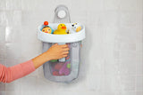 Super Scoop Bath Toy Organiser Grey1 Count with Push-Lock Suction Cup