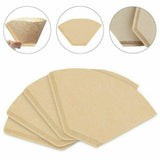 100pcs Coffee Filter Paper Sector Filter Paper Filter Bowl Filter Paper Sector Coffee Filter Paper