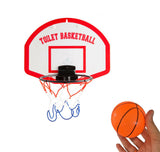 Toilet Basketball Bathroom Games Suction Cup Backboard Fun Unusual Door Sign