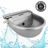 Stainless Pipe Water Trough Bowl Auto Drinking For Dog Horse Chicken Auto Fill