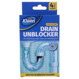 8x Sachet Xtra Kleen Sink/Drain Unblocking Powder Expanding Foam 25g Sachets