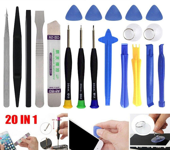 20 In 1 Mobile Phone Repairing Tools Kit for Spudger Pry Opening Screwdriver