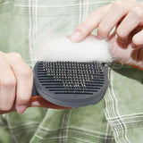 1x Hair Remover Pet Brush for Dog Cat Grooming Tool Self Cleaning Slicker Comb