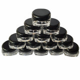 50pc Sample Bottle Cosmetic Makeup Jar Pot Face Cream Lip Balm Containers 3g