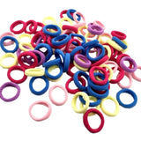 120x Women Girls Multicolor Hair Band Ties Rope Elastic Hairband Ponytail Holder