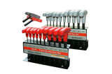 20 Pcs T Handle Hex Key Set Metric & SAE Imperial Allen Wrench Allan Keys