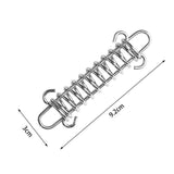 Outdoor Camping Tent Spring Wind Rope Buckle Fix Hook Buckles (RED 10PCS)