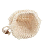 8x Soap Exfoliating Bags Ramie Foaming Soap Saver Bag Pouch Drawstring