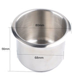 2pcs Stainless Steel Cup Drink Holder For Marine Car Truck Camper RV Boat