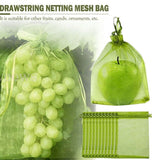 20x Fruit Net Bags Agriculture Garden Protection Mesh Insect Proof - 10x15cm
