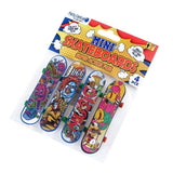 4pcs Mini Pack Finger Board Skateboard Deck Toys Gift Kids Children Party