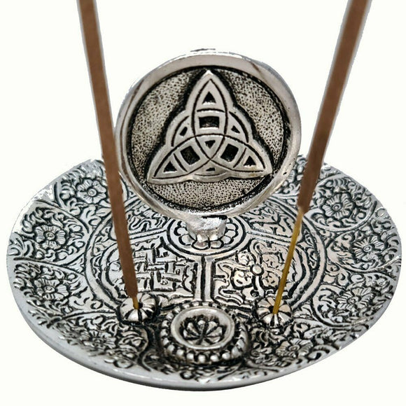 Triquetra Stick/Cone Burner Holder Yoga Meditation Protection