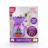 Chakra Oil Burner 3D Bowl Design Ceramic Wax Melts Tealight Candles Holder