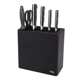 Appetito Rectangle Universal Knife Block Kitchen Tools - Matte Black