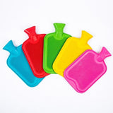 1x Reusable Hot Water Bottle Large Bag Rubber Bright Colours Assorted 1.7L