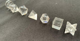 7 Pieces Clear Quartz Sacred Geometry Heiki Crystal Healing Spiritual Meditation