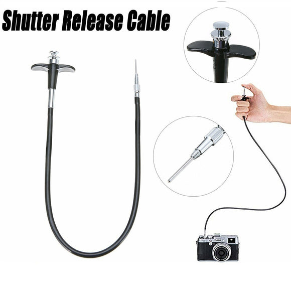 Mechanical Vintage Shutter Release Cable For Film Cameras Exposure Control 40cm