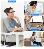 Memory Foam Seat Cushion Lumbar Seat Pillow Pain Relief Car Ergonomical Black