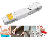 2pc Soft Ruler 1.5M 60" Measure Tape Sewing Tailor Body Measuring Tape Flexible