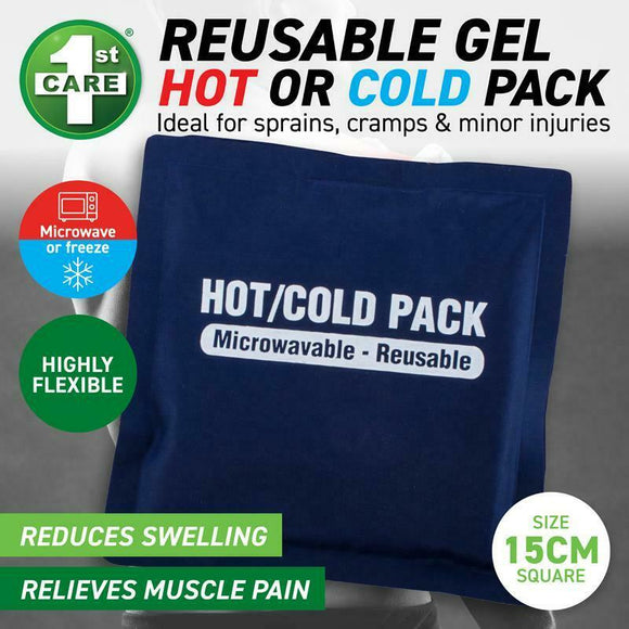 2X Hot Cold Gel Pack Reusable Microwaveable Pain Relief First Aid