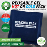 2X Hot Cold Gel Pack Reusable Microwaveable Pain Relief First Aid